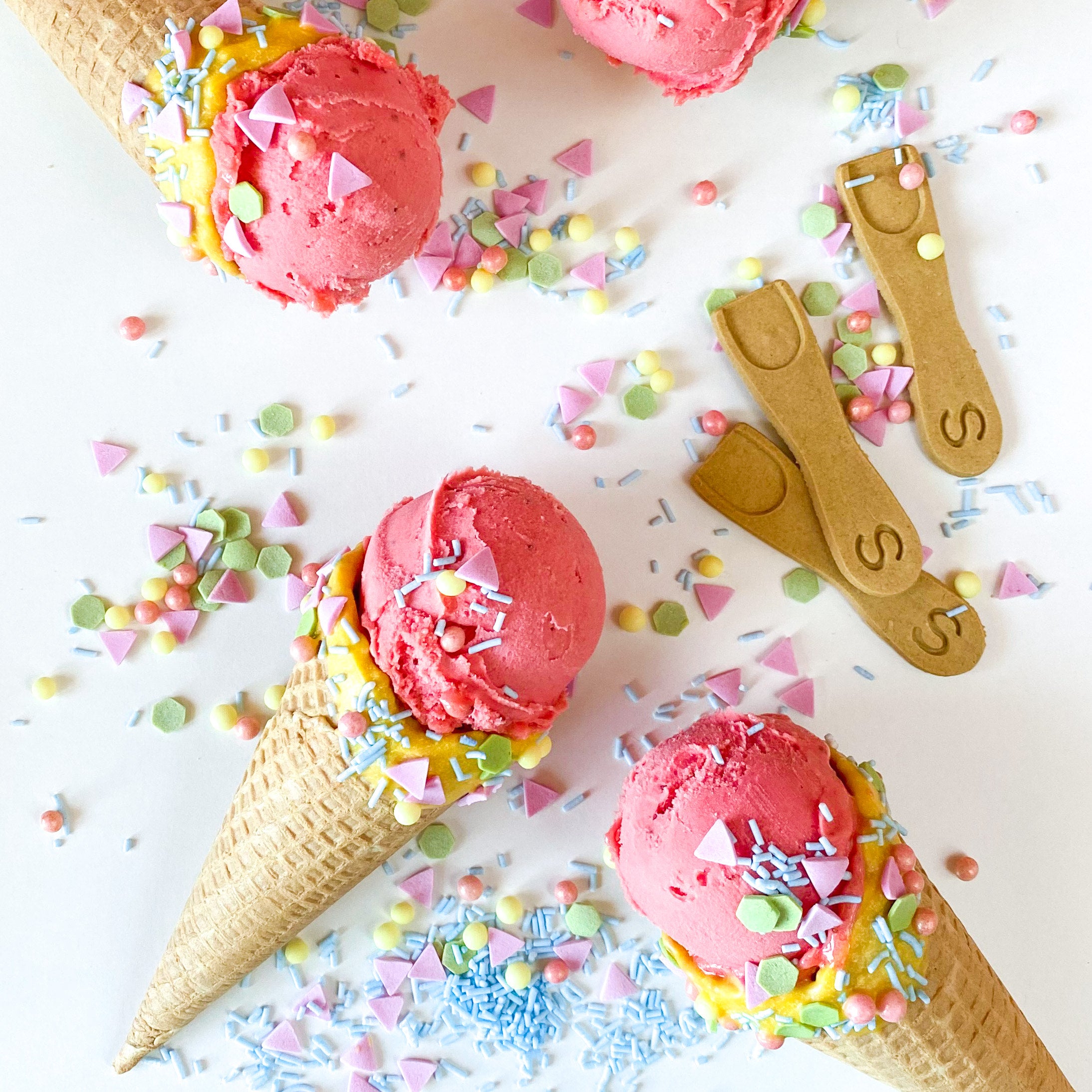 Edible Ice Cream Spoons, Oat Flavour (400 pcs) Stroodles The Pasta