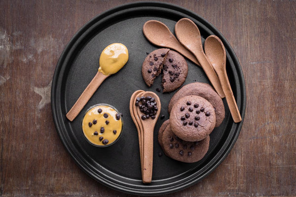 10 Edible Spoons Cocoa
